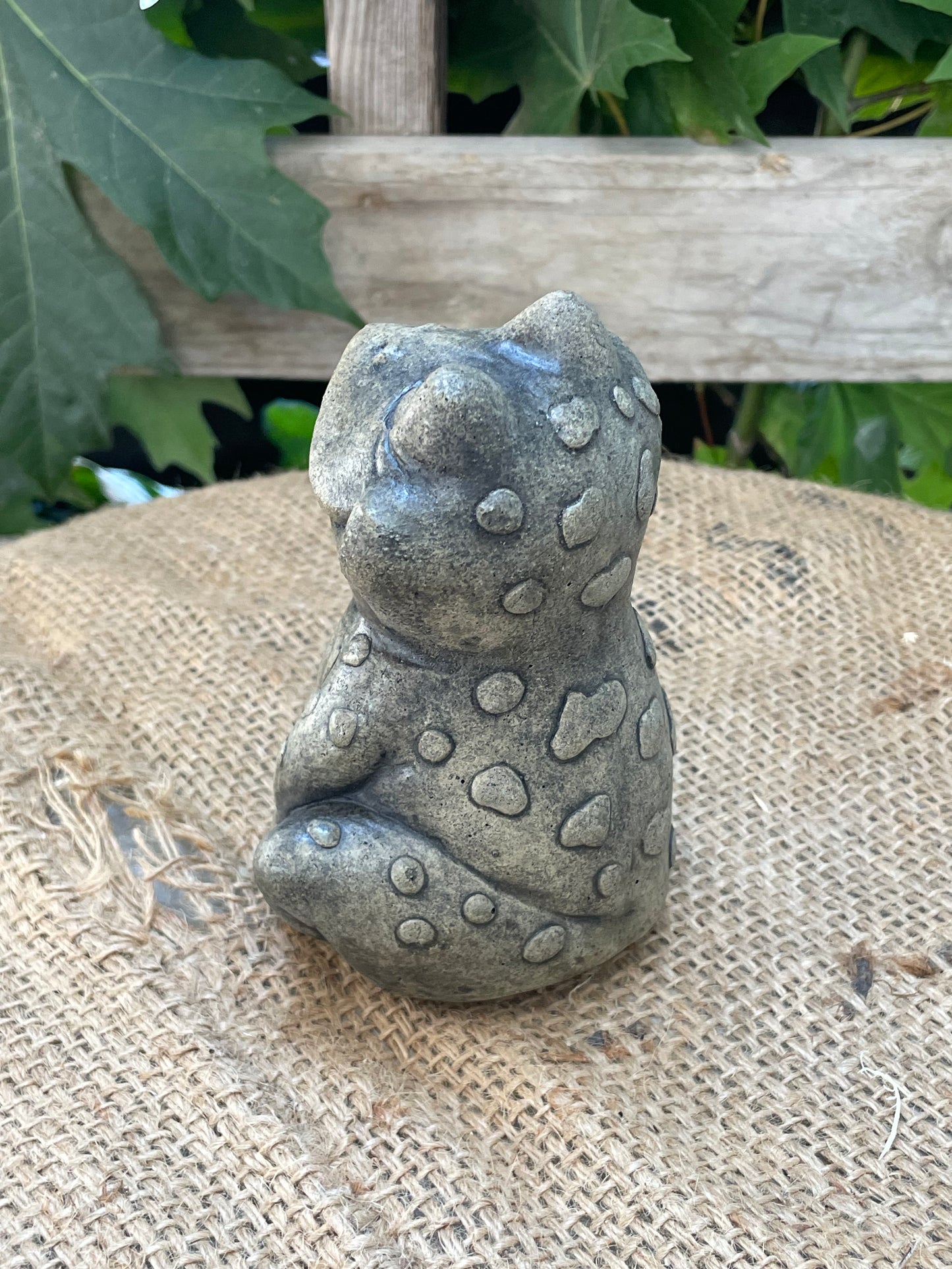 Cartoon Frog, Sitting, Mouth Open