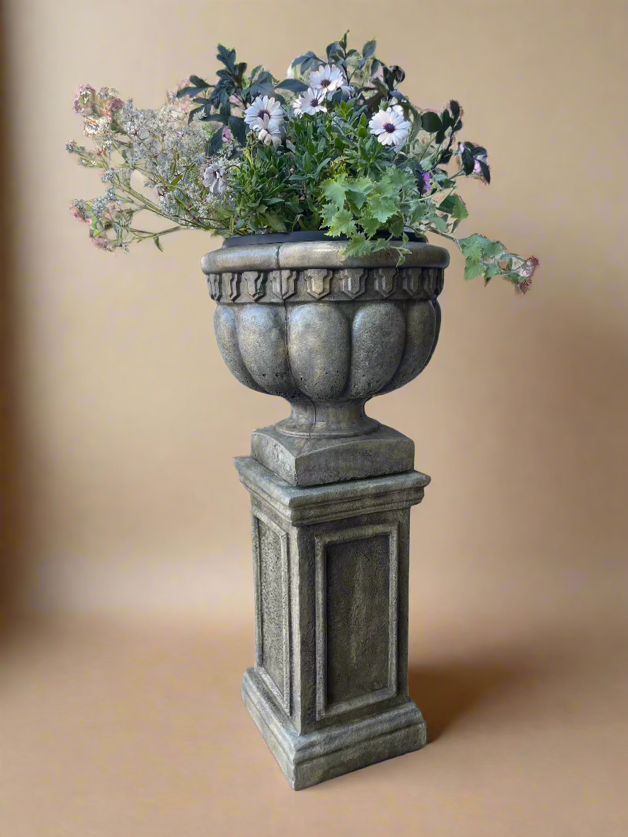Roman Planter with Small Classic Pedestal
