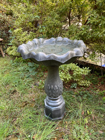 Goldstream w/ Tulip Base Bird Bath