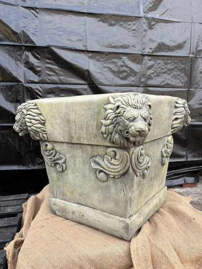 Large Lion Planter