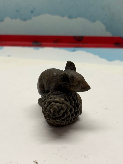 Mouse w/ Pine Cone