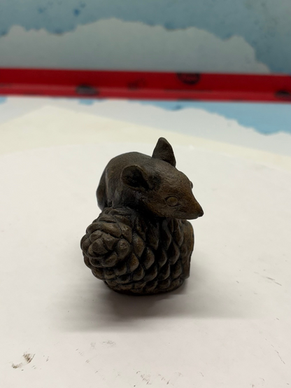 Mouse w/ Pine Cone